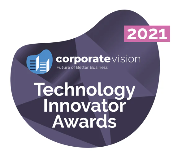Corporate Vision 2021 Technology Innovator Awards emblem.