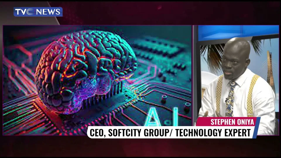 TVC NEWS video thumbnail for “A Technology Perspective on Nigeria’s Digital Economy Leadership”.