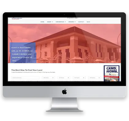 Property-search homepage from the Stanville Luxury Homes website.