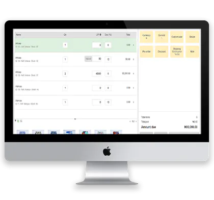 Transaction and amount-due interface from a multi-payment platform.